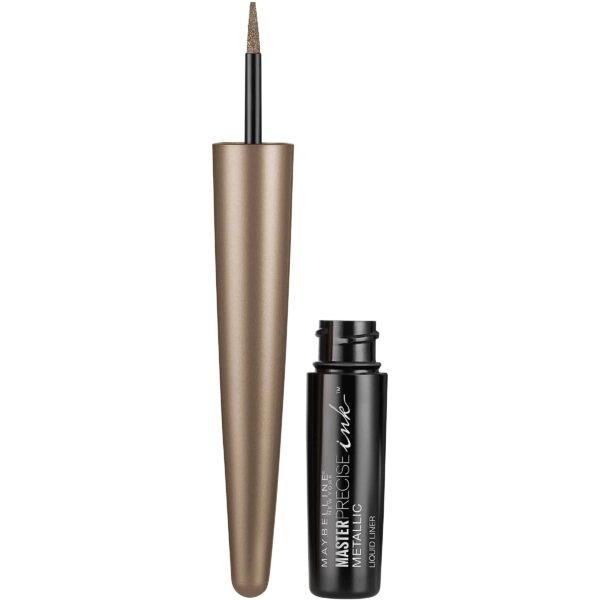 Maybelline New York Master Precise Ink Metallic Liquid Liner, Stellar Sand, 0.06 Fluid Ounce - Image 2