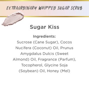 LaLicious Sugar Kiss Extraordinary Whipped Sugar Scrub - Cane Sugar Body Scrub with Coconut Oil & Honey, No Parabens (16oz) - Image 9