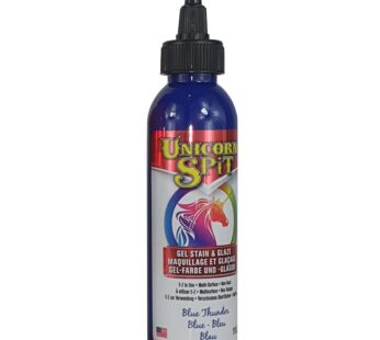 Unicorn SPiT 5770008 Gel Stain and Glaze, Blue Thunder 4.0 FL OZ Bottle, 1