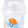 nuSpin Kids 8 oz Zoomi Straw Sippy Cup, Safari Animals Style