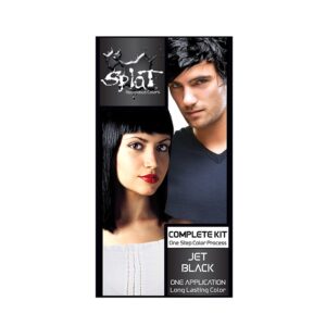 Splat | Original Complete Jet Black Hair Dye Kit | Permanent | Long Lasting | Vegan and Cruelty-Free - Image 1