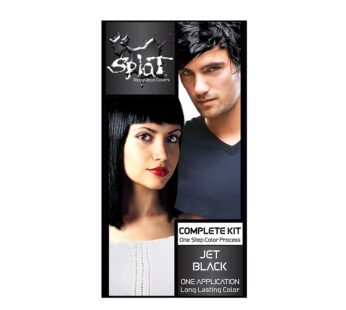 Splat | Original Complete Jet Black Hair Dye Kit | Permanent | Long Lasting | Vegan and Cruelty-Free
