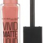 Maybelline New York Color Sensational Vivid Matte Liquid Lipstick, Nude Flush, 0.26 fl. oz.