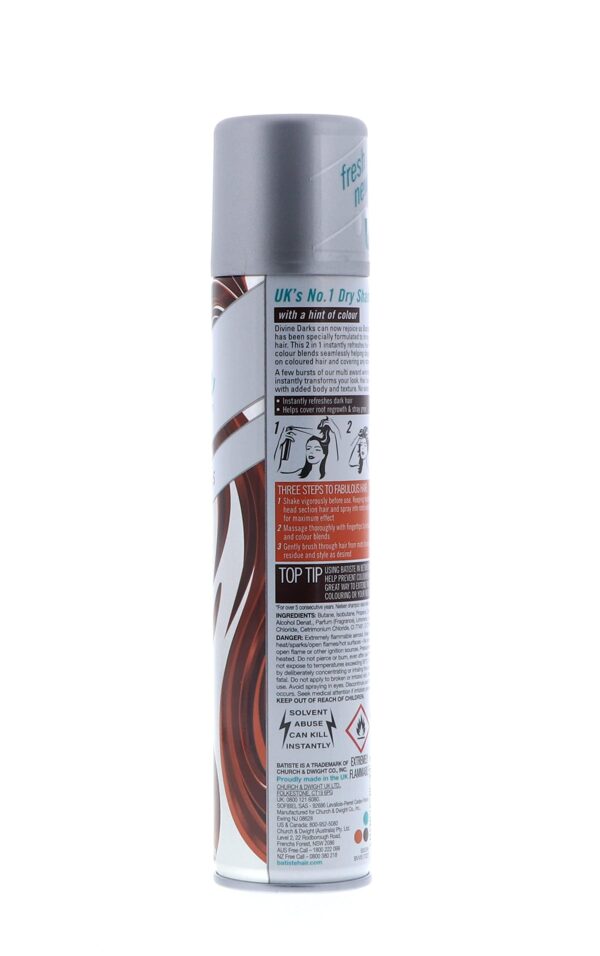Batiste Dry Shampoo, Divine Dark 6.73 Ounce (Value Pack of 6) - Image 4