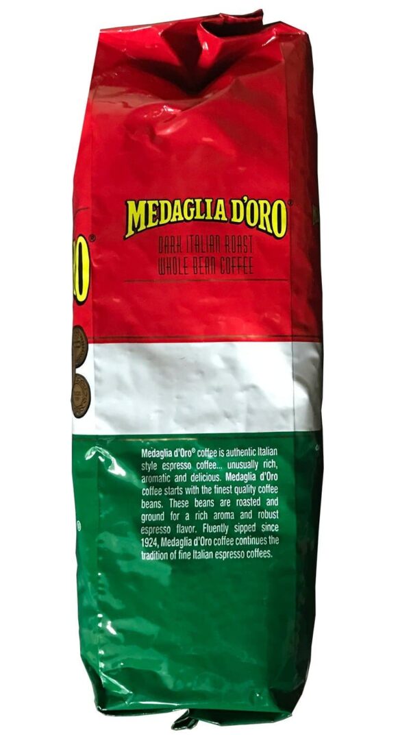 Medaglia D'Oro Whole Bean Italian Roast Espresso Coffee, 17 Ounce - Image 3