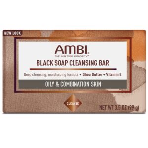 Ambi Skincare Black Soap with Shea Butter, 3.5 Oz (Pack of 6) - Image 2