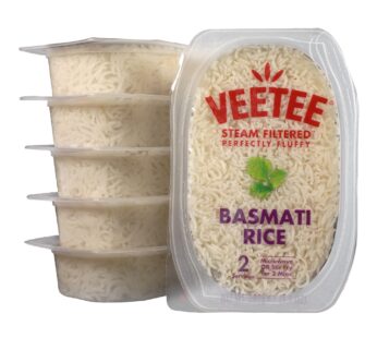 Veetee Basmati Rice – 2 Minute Rice Microwavable Meals – Instant Rice Meals Ready to Eat Gluten Free Precooked Rice – 9.9oz (Pack of 6)