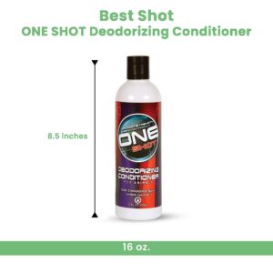 Best Shot ONE SHOT Deodorizing Conditioner, Hydrating and Moisturizing Conditioner for Dogs, Cats, Horses, and Livestock, Removes Stubborn Odors, 16 O - Image 2