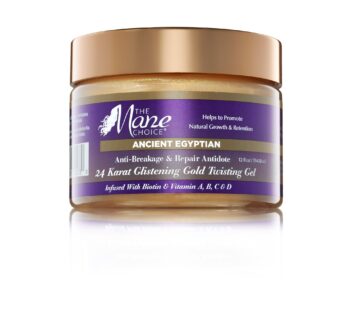 The Mane Choice Ancient Egyptian Anti-Breakage & Repair 24 Karat Gold Twisting Hair Gel, Definition & Shine Braid Gel for Dry, Damaged, Color or Chemi