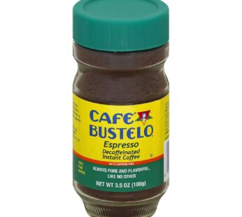 Bustelo Instant Decaf Coffee, 3.5 oz