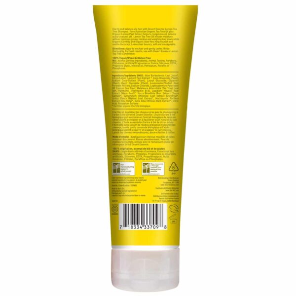 Desert Essence Lemon Tea Tree Shampoo & Conditioner Bundle - 8 Fl Ounce - Clarifying For Oily Hair - Essential Oils - Strengthen & Protect Hair - Effe - Image 4