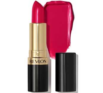 Revlon Lipstick, Super Lustrous Lipstick, Creamy Formula For Soft, Fuller-Looking Lips, Moisturized Feel, Cherry Blossom (028), 0.15 oz