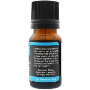 Plantlife Meditate Aromatherapy Essential Oil Blend - Straight from The Plant 100% Pure Therapeutic Grade - No Additives or Fillers - Made in Californ - Image 4