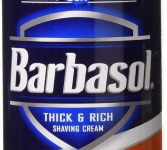 Barbasol Thick & Rich Shaving Cream, Sensitive Skin 10 oz (Pack of 3)
