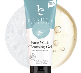 Face Wash – USA Made with Natural & Organic Ingredients, Facial Cleanser for Acne Prone, Combination and Oily Skin, Non Toxic Face Wash for Sensitive