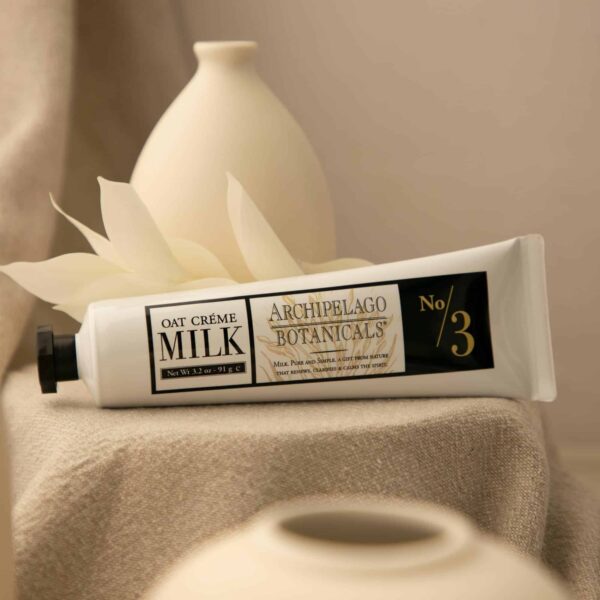 Archipelago Botanicals Oat Milk Hand Cr?me, Rich and Lightly Scented Hand Lotion for Dry Skin, Cuticles and Rough Spots, Premium Plant Extracts (3.2 o - Image 4