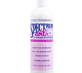 Chris Christensen Spectrum One Dog Conditioner, Coarse and Rough Coat, Groom Like a Professional, Repairs and Protects, Maintains Inner Cortex Hydrati