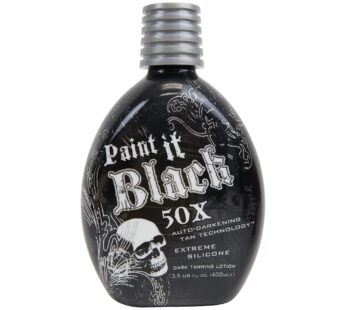 Millennium Tanning Paint It Black 50X – Extreme Dark Tanning Lotion, 13.5 Ounces