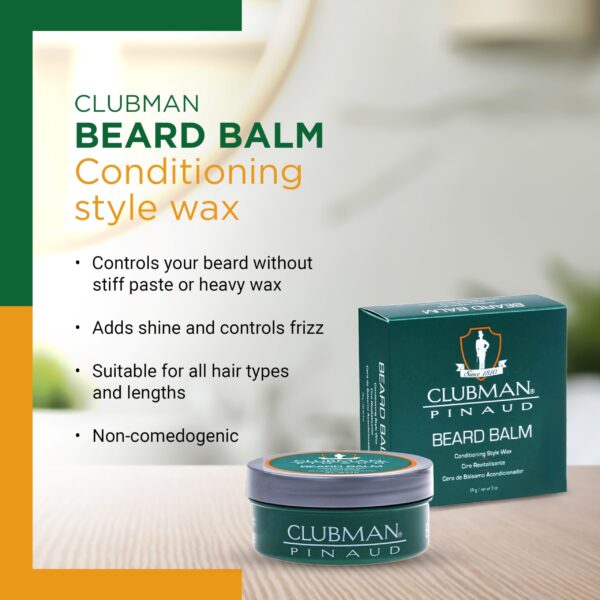 Clubman Pinaud Beard Balm, 2 oz - Image 3