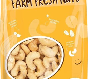 Dry Roasted Cashews Salted | Baked In Small Batches for added freshness | Without Oil | Perfectly Crunchy Naturally Delicious (2 LBs) By Farm Fresh Nu