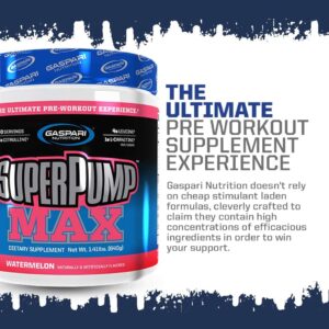 Gaspari Nutrition SuperPump MAX, The Ultimate Pre Workout Powder, Sustained Energy Preworkout, Nitric Oxide Booster, Muscle Growth, Recovery & Replenishes Electrolytes (40 Serving, Grape Cooler) - Image 3