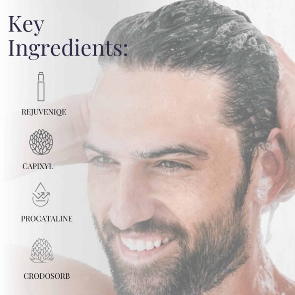 MONAT Black Shampoo + Conditioner - Mens Shampoo and Conditioner 2 in 1 Black Hair Care. A 2-in-1 Shampoo Conditioner Formulated for Optimal Hair Heal - Image 4