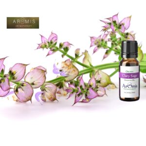 ArOmis Clary Sage Essential Oil - 100% Pure Therapeutic Grade - Undiluted, Premium Oil - 150 Micron Filtered, Perfect for Aromatherapy Diffusers (10ml - Image 2