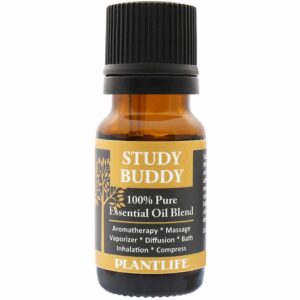 Plantlife Study Buddy Aromatherapy Essential Oil Blend - Straight from The Plant 100% Pure Therapeutic Grade - No Additives or Fillers - Made in Calif - Image 1