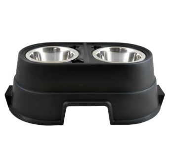 OurPets Comfort Diner Elevated Dog Food Dish (Raised Dog Bowls Available in 4 inches, 8 inches and 12 inches for Large Dogs, Medium Dogs and Small Dog