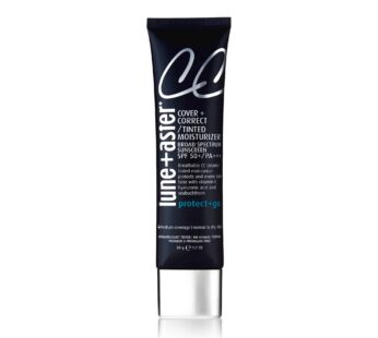 Lune+Aster CC Cream Broad Spectrum SPF 50/PA+++ – Medium – Medium coverage CC Cream with SPF 50 creates a dewy glow