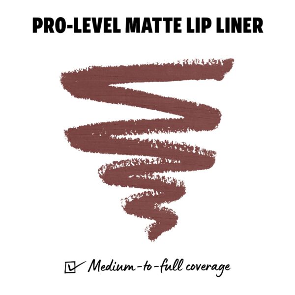 NYX PROFESSIONAL MAKEUP Suede Matte Lip Liner, Vegan Formula - Copenhagen (Matte Rich Plum) - Image 4