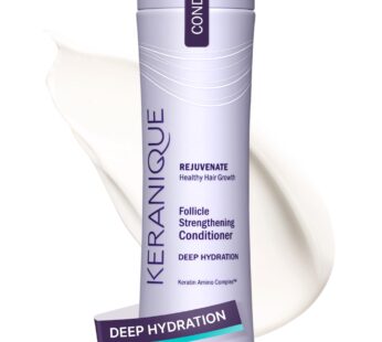 Keranique Keratin Conditioner Deep Hydration for Hair Growth and Thinning Hair, Volumizing, 8 Ounce