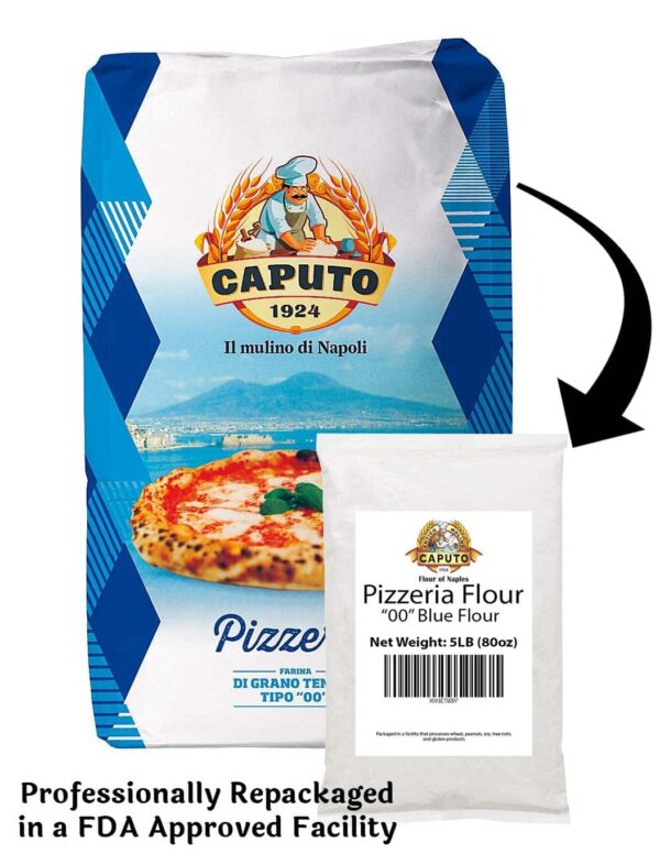 Antimo Caputo Pizzeria Flour for Authentic Pizza Dough, 80 Ounce (5 Pound Bag) Repack - Image 2