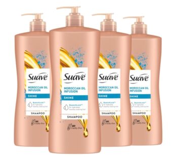 Suave Professionals Shine Shampoo Moroccan Infusion 28 Oz(Pack of 4)