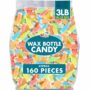 Wax Bottle Candy - 3 Pounds - Kids Candy - Candy Wax Bottles with Juice - Nik L Nip Candy Drinks - Bulk Candy - Rainbow 90s Candy - Old Fashion Candy