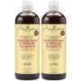 SheaMoisture Jamaican Black Castor Oil Strengthen & Restore Shampoo, Shea Butter, Peppermint & Apple Cider Vinegar, Sulfate Free, Chemically Processed