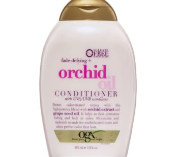 OGX Fade-Defying Orchid Oil Conditioner with UVA/UVB Sun Filters, 13 Ounces