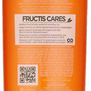 Garnier Fructis Damage Eraser Conditioner, Distressed, Damaged Hair, 12 fl. oz. - Image 2