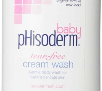 pHisoderm Baby Tear-Free Cream Wash 8 oz (Pack of 2)