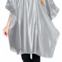 Betty Dain Jumbo Shampoo Cape, 45" W x 54" L, Waterproof and Stain-resistant Vinyl, Soft Nylon Neckband, Touch-and-close Fastener, Machine Washable, S