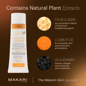 Makari Naturalle Carotonic Extreme Glow Renewing Face Cream SPF15 (1.7 oz) | Brightens, Moisturizes, and Rejuvenates Skin | Helps Diminish Acne, Contr - Image 4