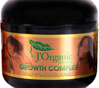 J’Organic Solutions Kid’s Natural Organic Ingredients Hair Growth kids Scalp Stimulator (Hair Grease) with Lanolin, Sweet Almond Oil, Castor Oil for S