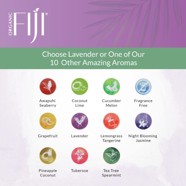 Coco Fiji Face & Body Lotion Infused With Coconut Oil | Lotion for Dry Skin | Moisturizer Face Cream & Massage Lotion for Women & Men | Lavender 12 oz - Image 8