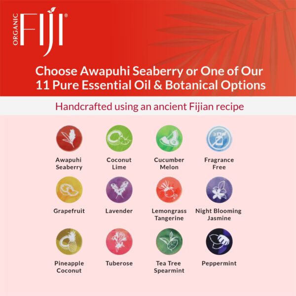 "Coco Fiji Soap Bar for Face and Body Infused With Organic Coconut Oil, Awapuhi Seaberry, Essential Oil, Natural Soap for Moisturizing & Pore Purifyin - Image 8