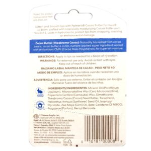 Palmer's Cocoa Butter Formula Moisturizing Lip Balm 0.15 oz (Pack of 6) - Image 3