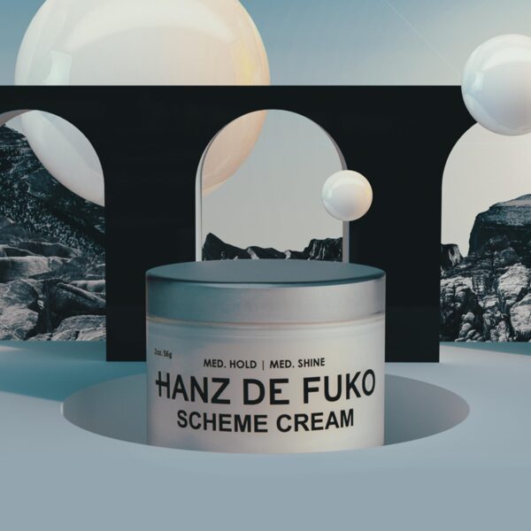 Hanz de Fuko Scheme Cream ? Premium Men's Hair Styling Cream with Medium Hold & High Shine Finish, 2 oz. - Image 6
