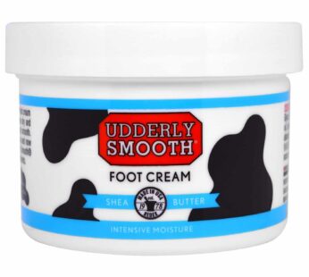 Udderly Smooth Foot Cream Jar, 8 Ounce