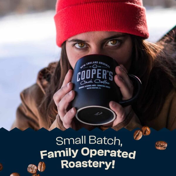 Rye Whiskey Barrel Aged Coffee, Single-Origin Ethiopian Beans Aged in Rye Whiskey Barrels, Medium Light Roast Whole Bean, 12 oz - Image 7