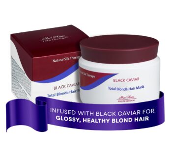 Black Caviar Blonde Hair Mask – Intensive Moisturizing Treatment for blonde, bleached, or Color Treated Hair – Special Antistatic Formula,SLS/Salt Fre