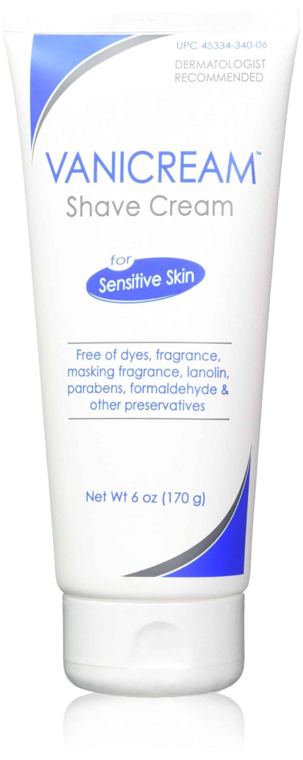 Vanicream Shave Cream for Sensitive Skin 6 Oz 2 Pack